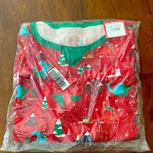 Dinosaur Christmas Pajamas Womens 3XL